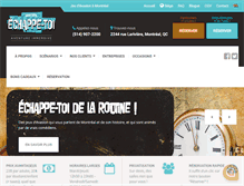 Tablet Screenshot of echappetoi.com